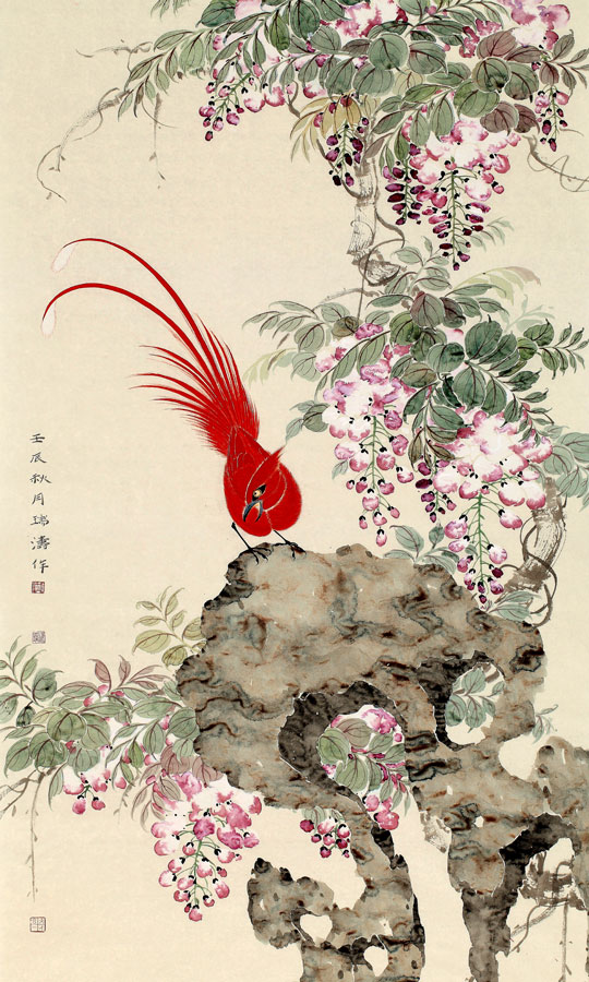 A013455-1271中式风韵-花鸟