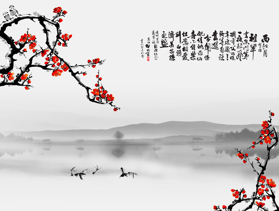 A013507-30中式风韵-梅花