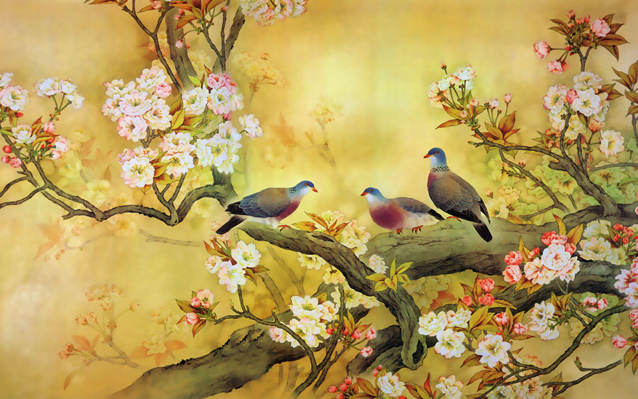 A013528-52中式风韵-花鸟类