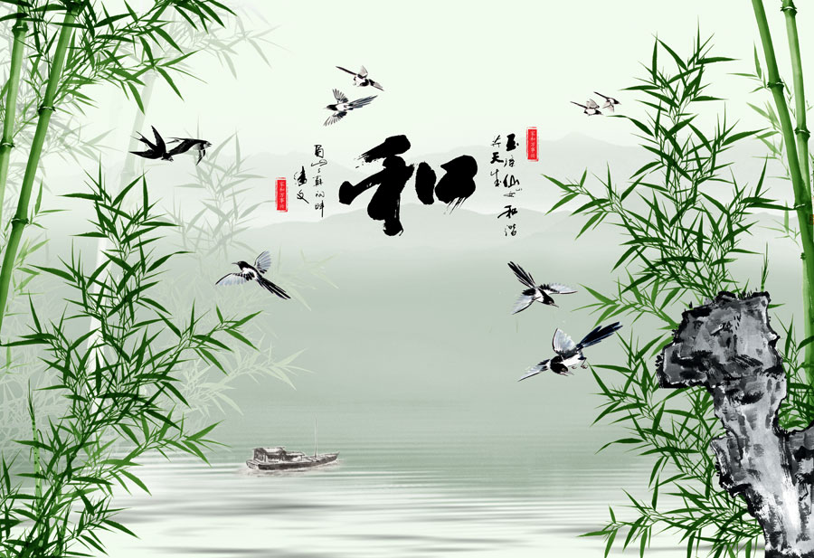 A013560-81中式风韵-植物-竹子