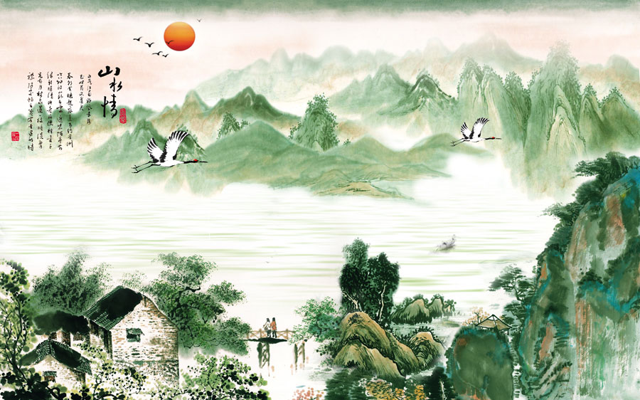 A013651-173中式风韵-山水画