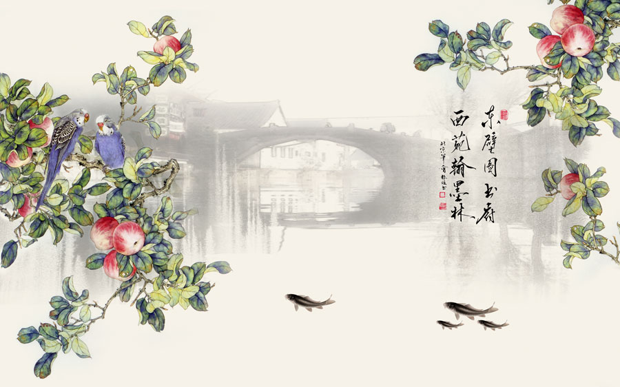 A013736-261中式风韵-花鸟