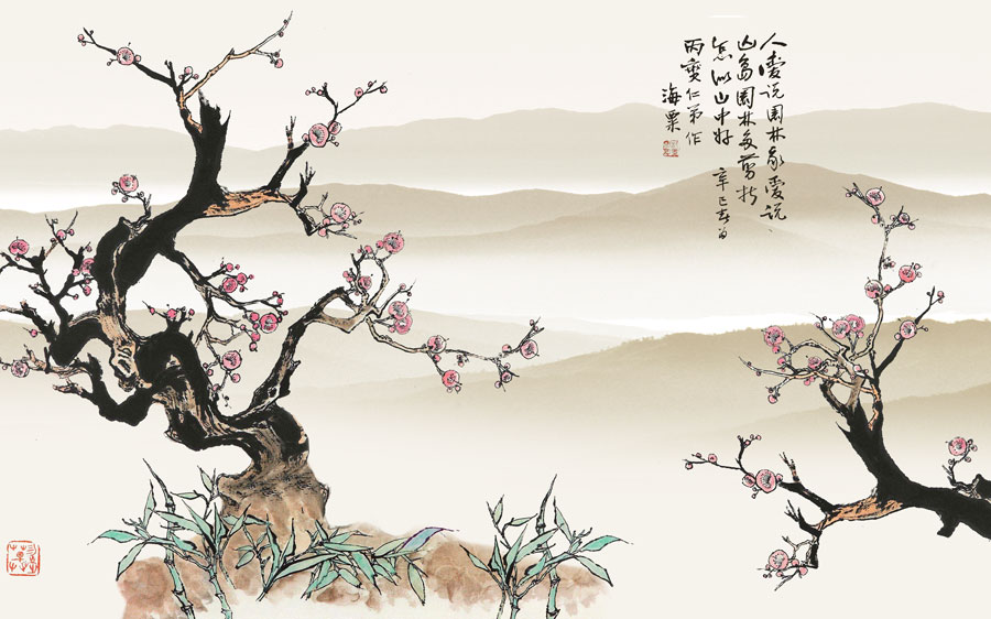 A013850-1236-中式风韵-花草-梅花
