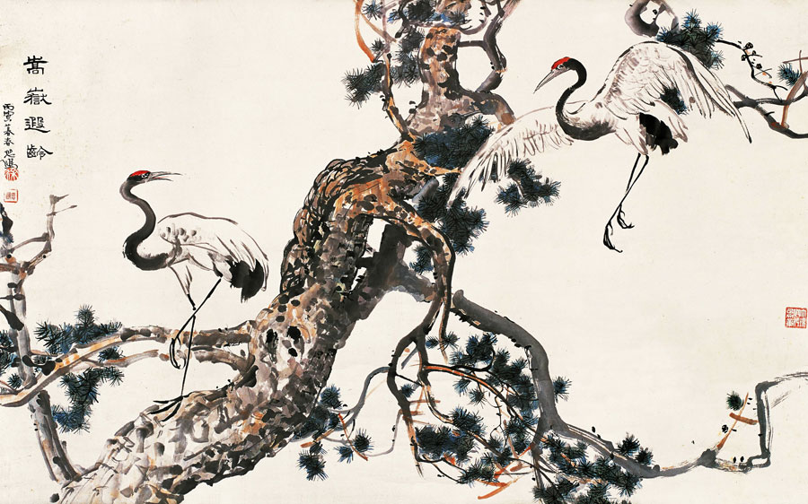 A013860-1246中式风韵-动物-鹤