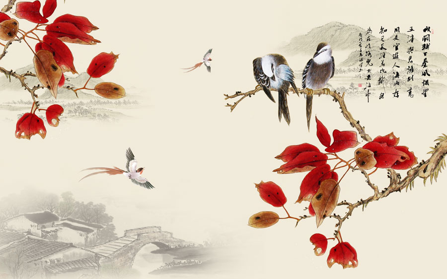 A013871-1258中式风韵-花鸟