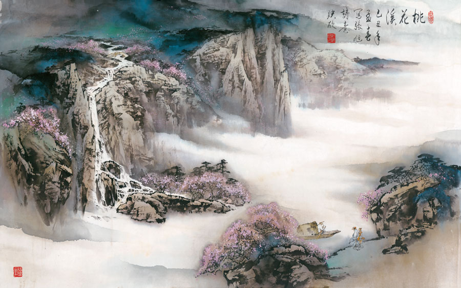 A014100-中式风韵-山水画