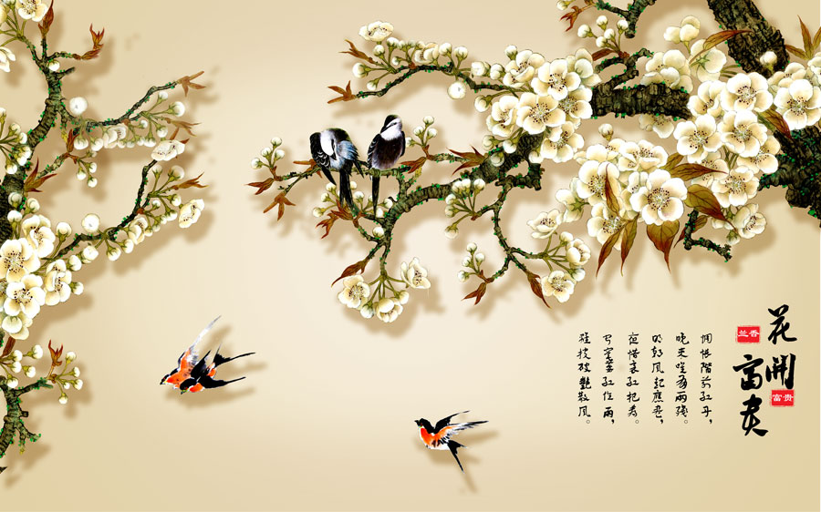 A014177-中式风韵-花鸟