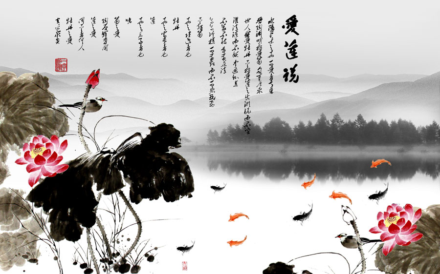 A014186-中式风韵-荷花