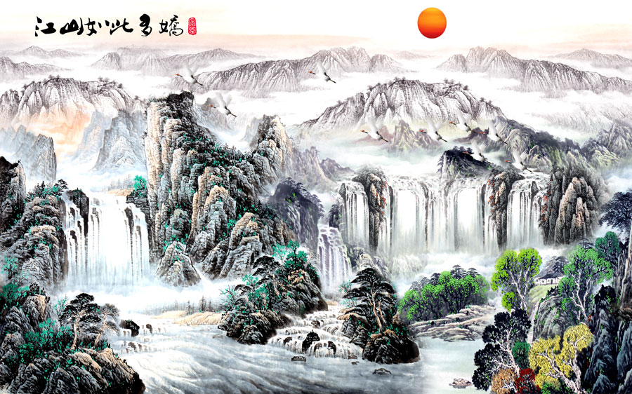 A014196-中式风韵-山水风情