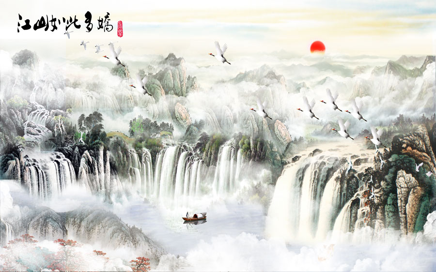 A014200-中式风韵-山水风情