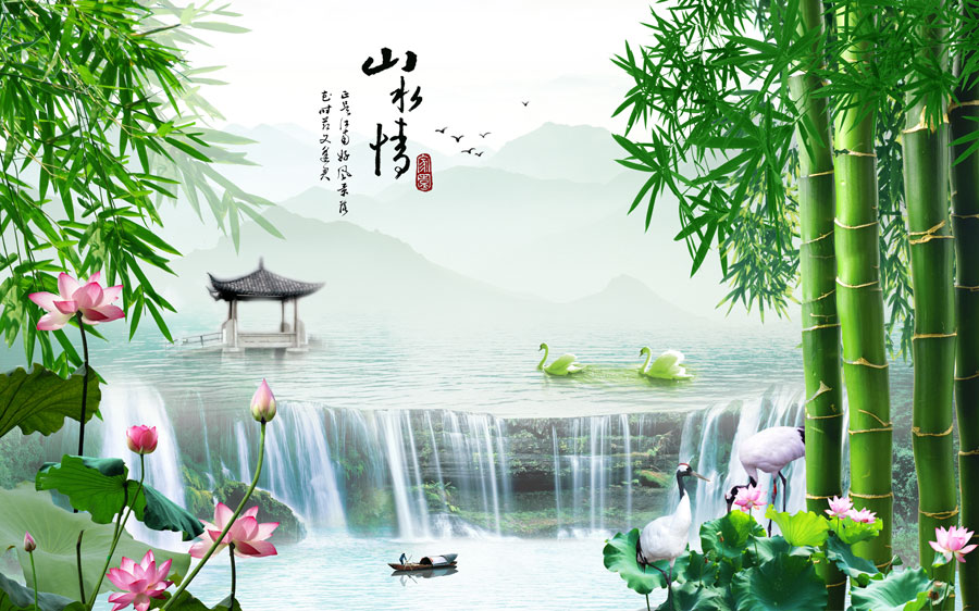 A014309-中式风韵-山水情