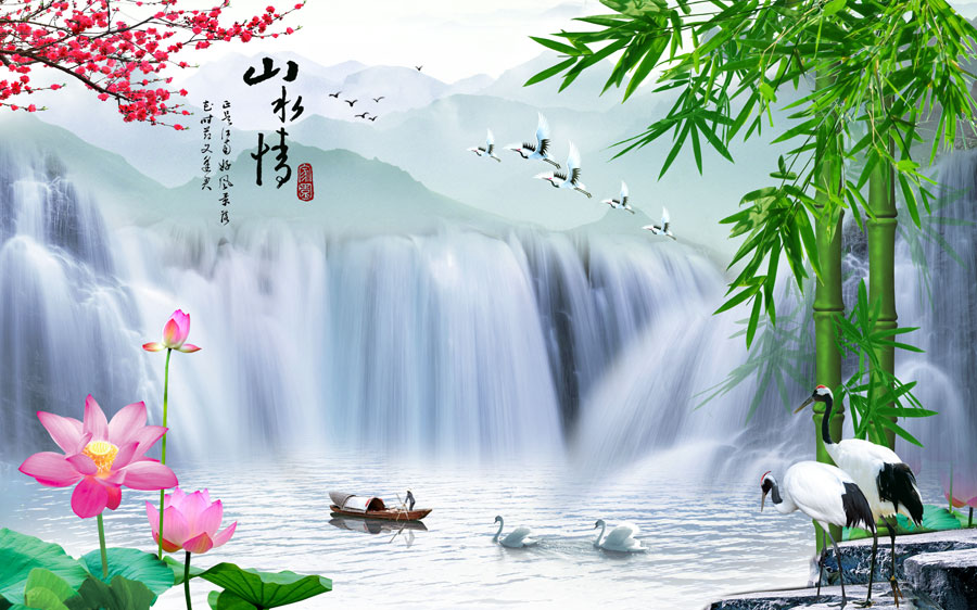 A014322-中式风韵-山水情 忆江南