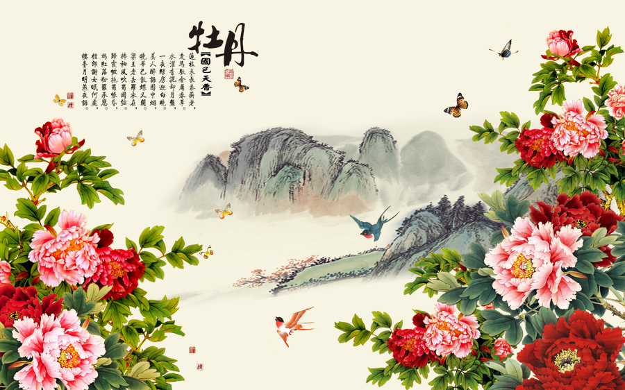 A040310-中式牡丹