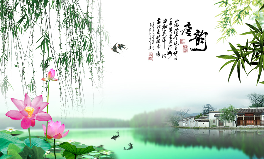 A040377-唐韵荷花-绿树