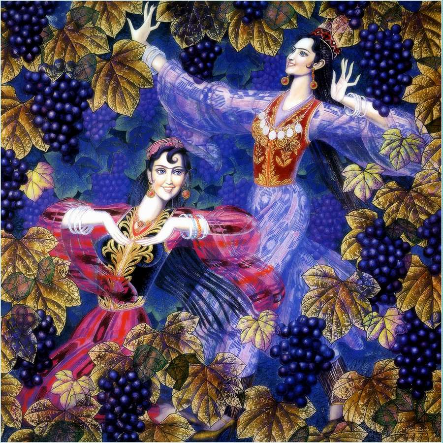 B1222动漫卡通-抽象人物-古代