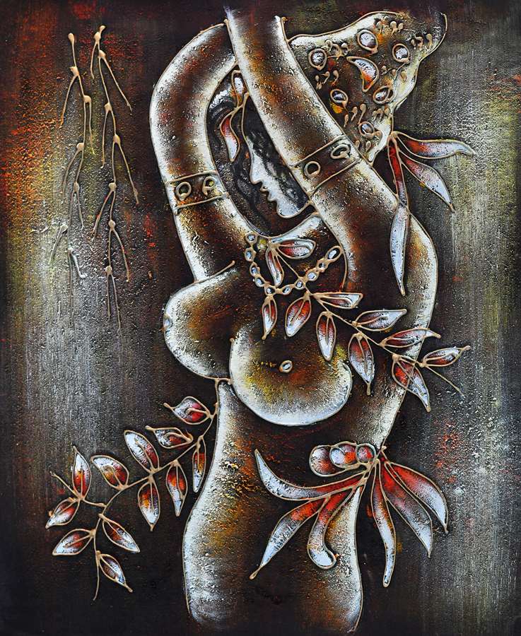 B3495动漫卡通-抽象人物-版画