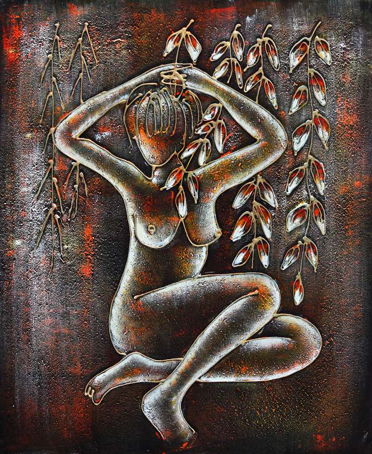 B3496动漫卡通-抽象人物-版画