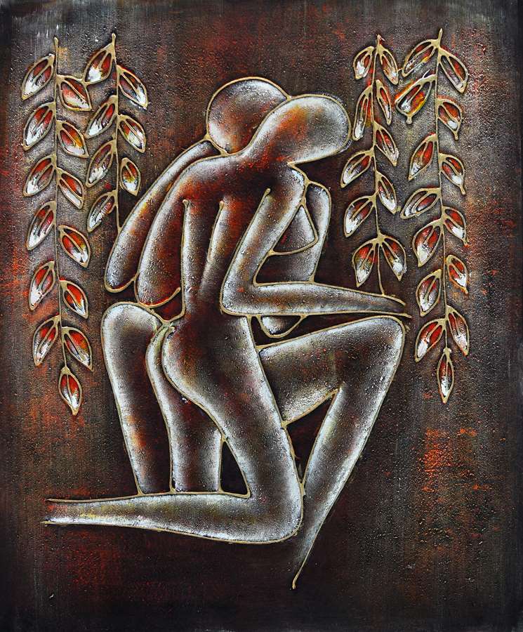 B3498动漫卡通-抽象人物-版画