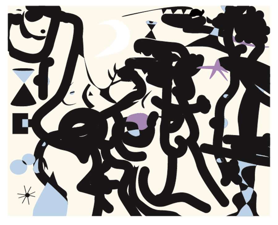 B3199-时尚简约-抽象画
