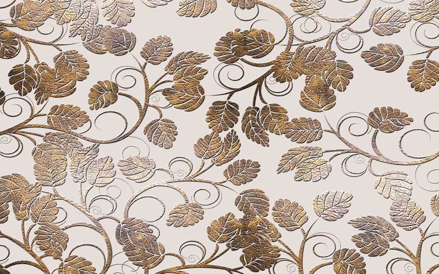 A013765-浮雕-叶子藤蔓