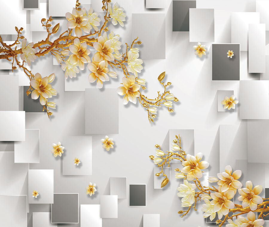 A013775-浮雕-玉兰花