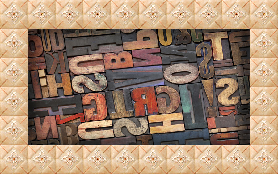 A014365-浮雕-字母 数字