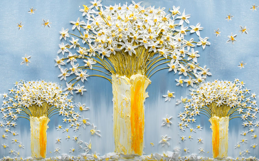 A014511-油画浮雕花