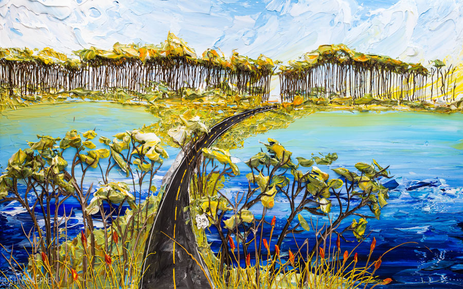 A014518-浮雕-油画花草