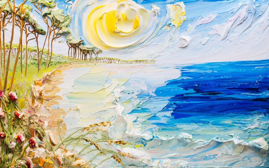 A014523-浮雕-油画景