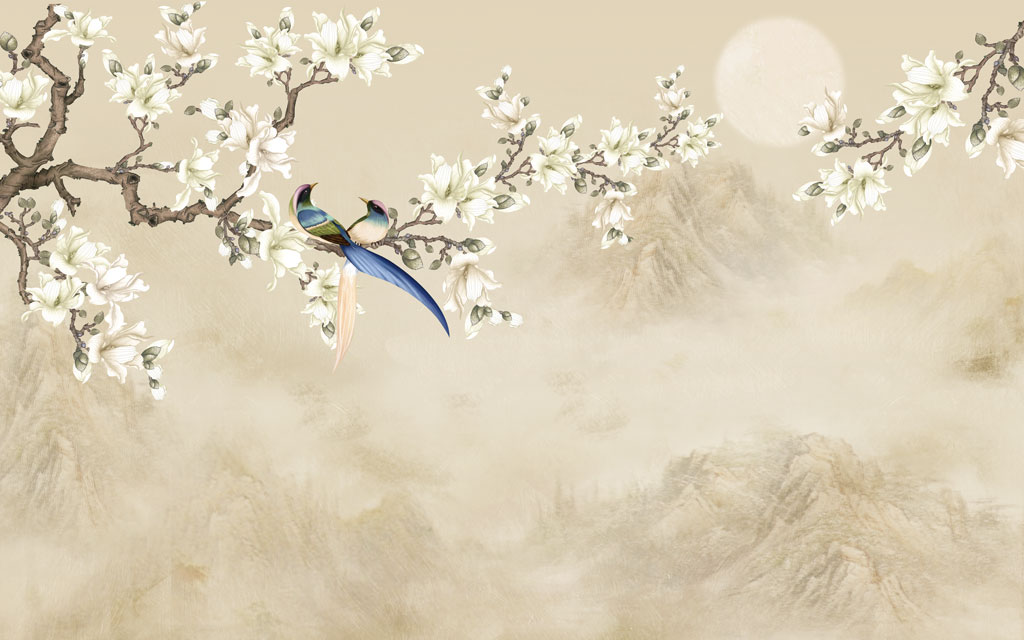 A050879-中式山水花鸟画