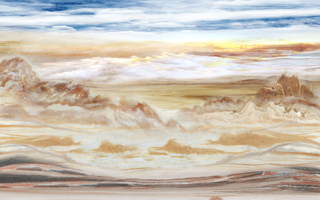 A053626大理石背景蓝天山川