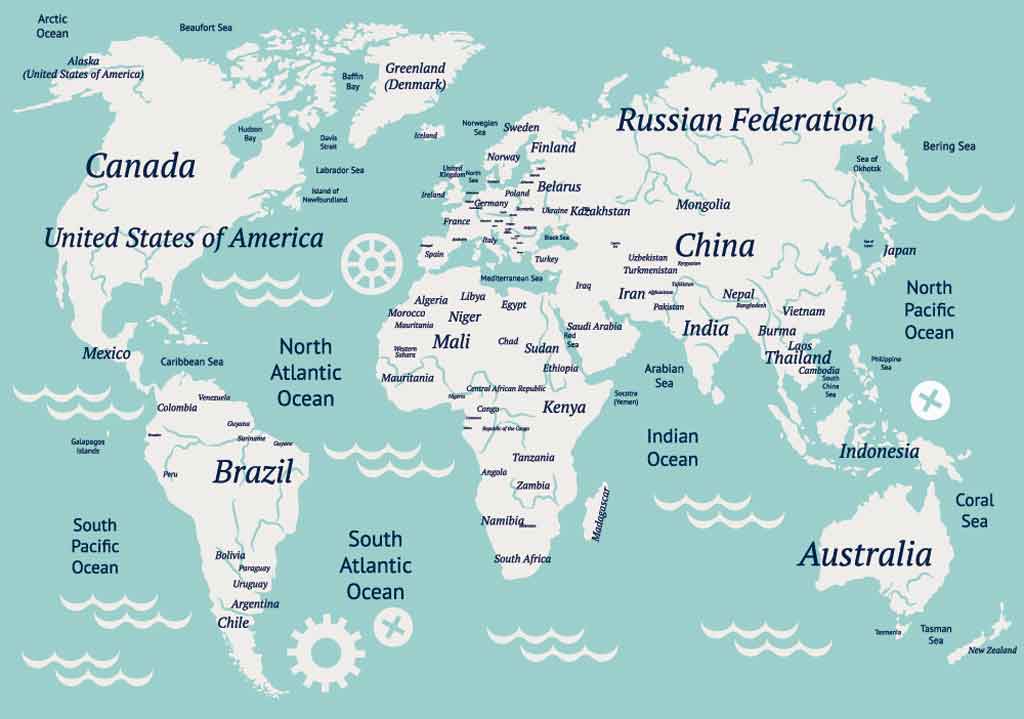 A0559017世界地图