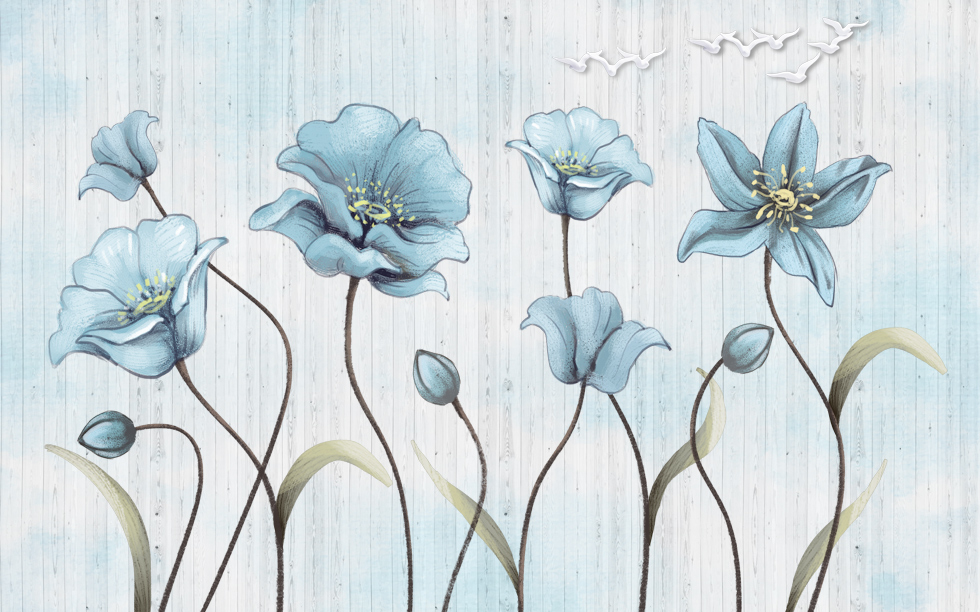 A059287--蓝色花朵