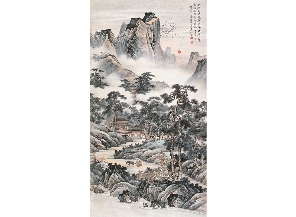 A056083-国画驱车图