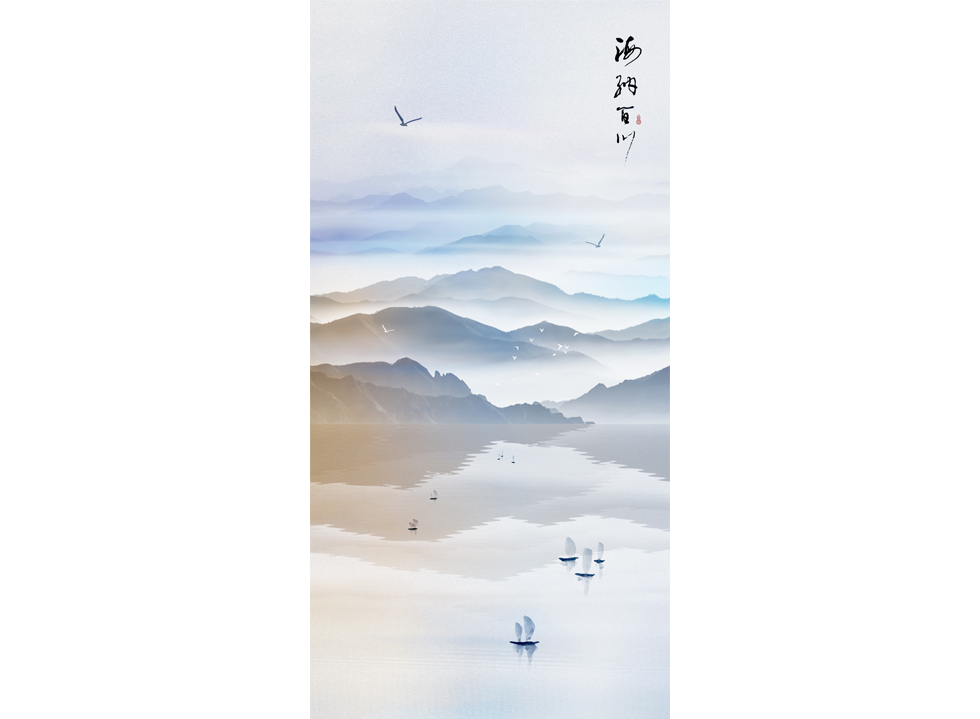 A060298水墨山水玄关