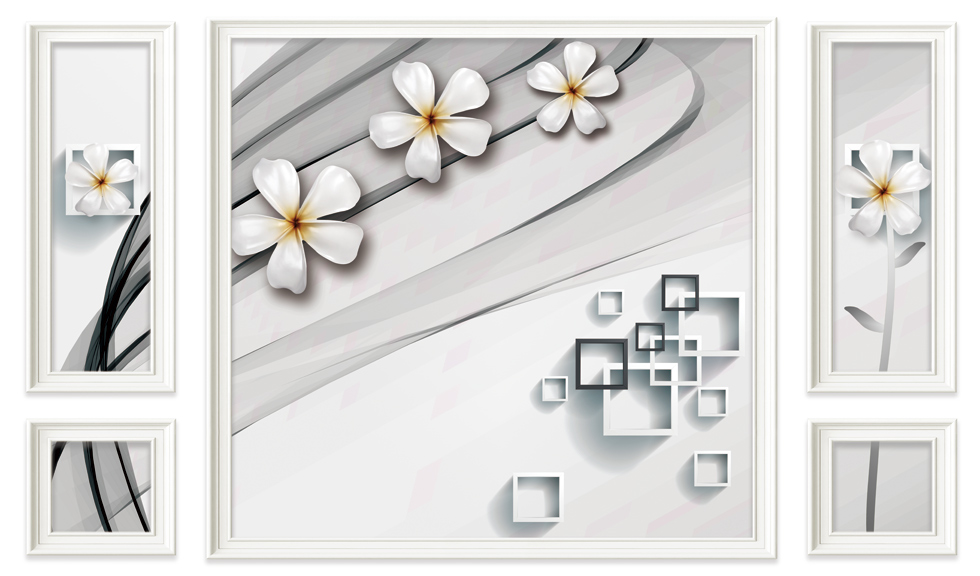 A059302-现代设计-自带边框-花朵
