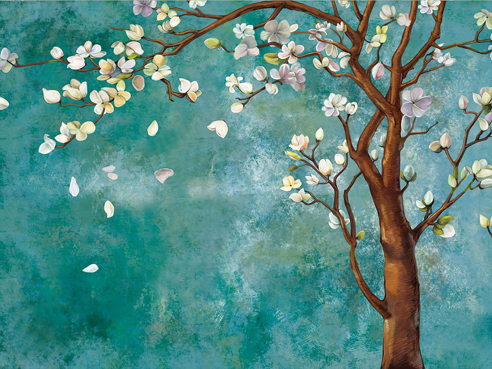 A059620-油画花卉-背景墙