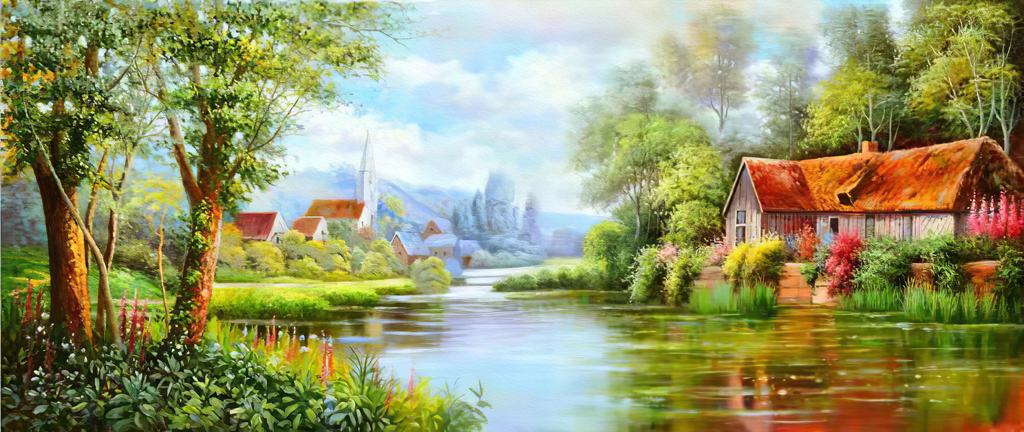 A058471-油画风景--风景