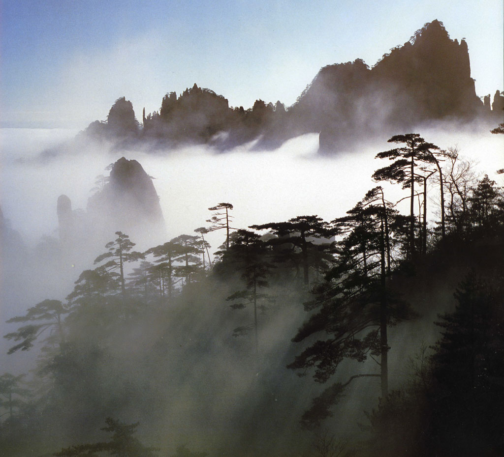 A050828-自然风景-山川--黄山-雾景