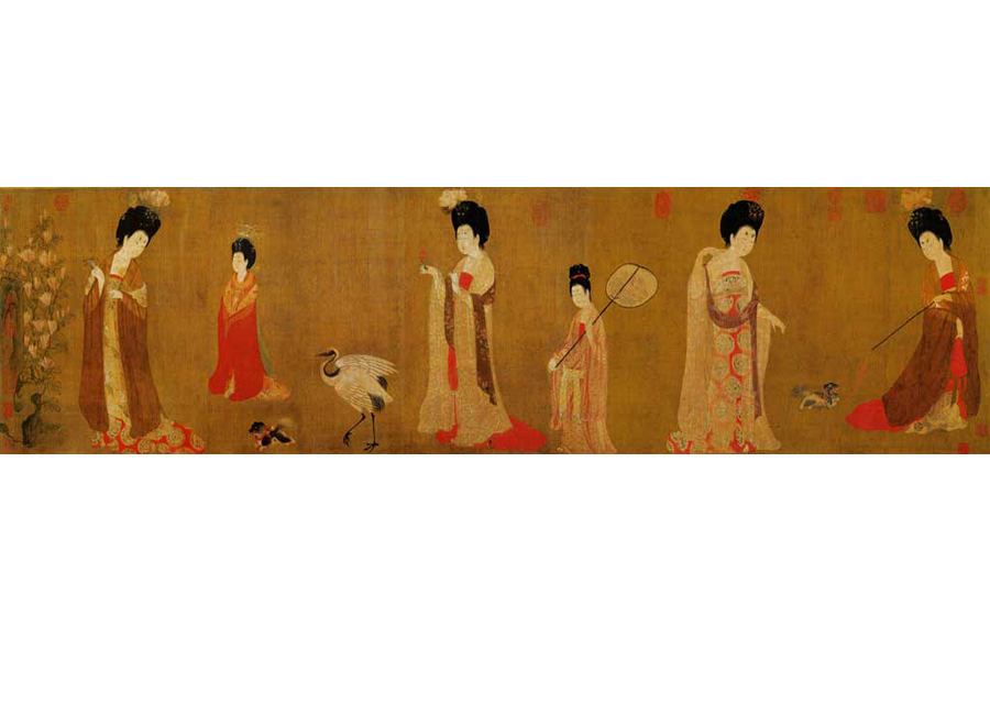 A058224-国画人物-统名画-周昉-仕女图