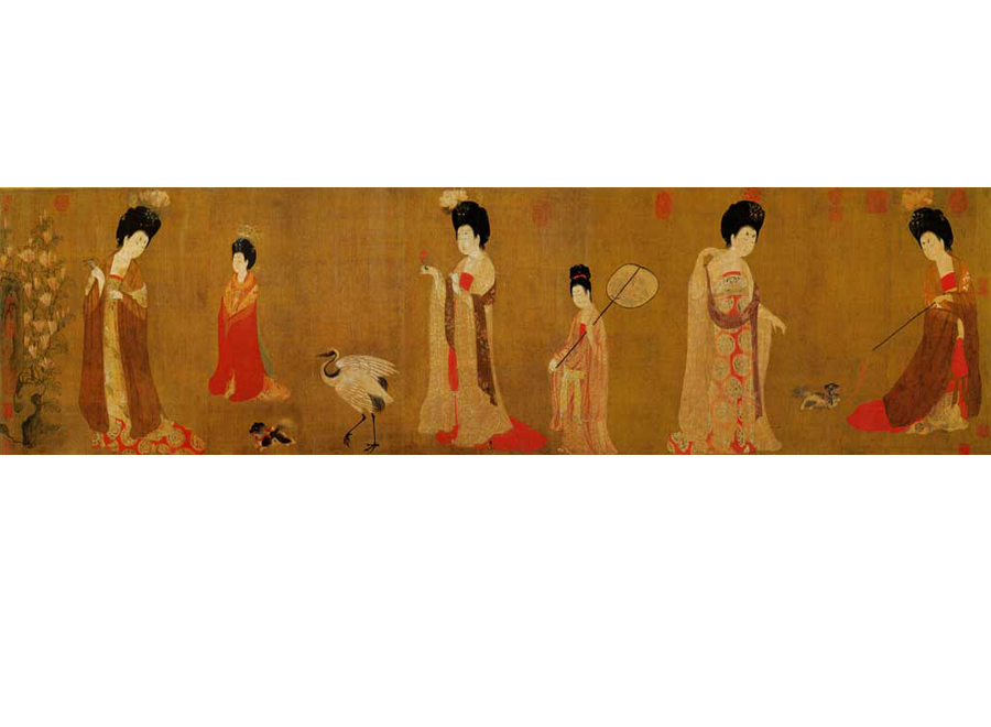 A058224-国画人物-统名画-周昉-仕女图