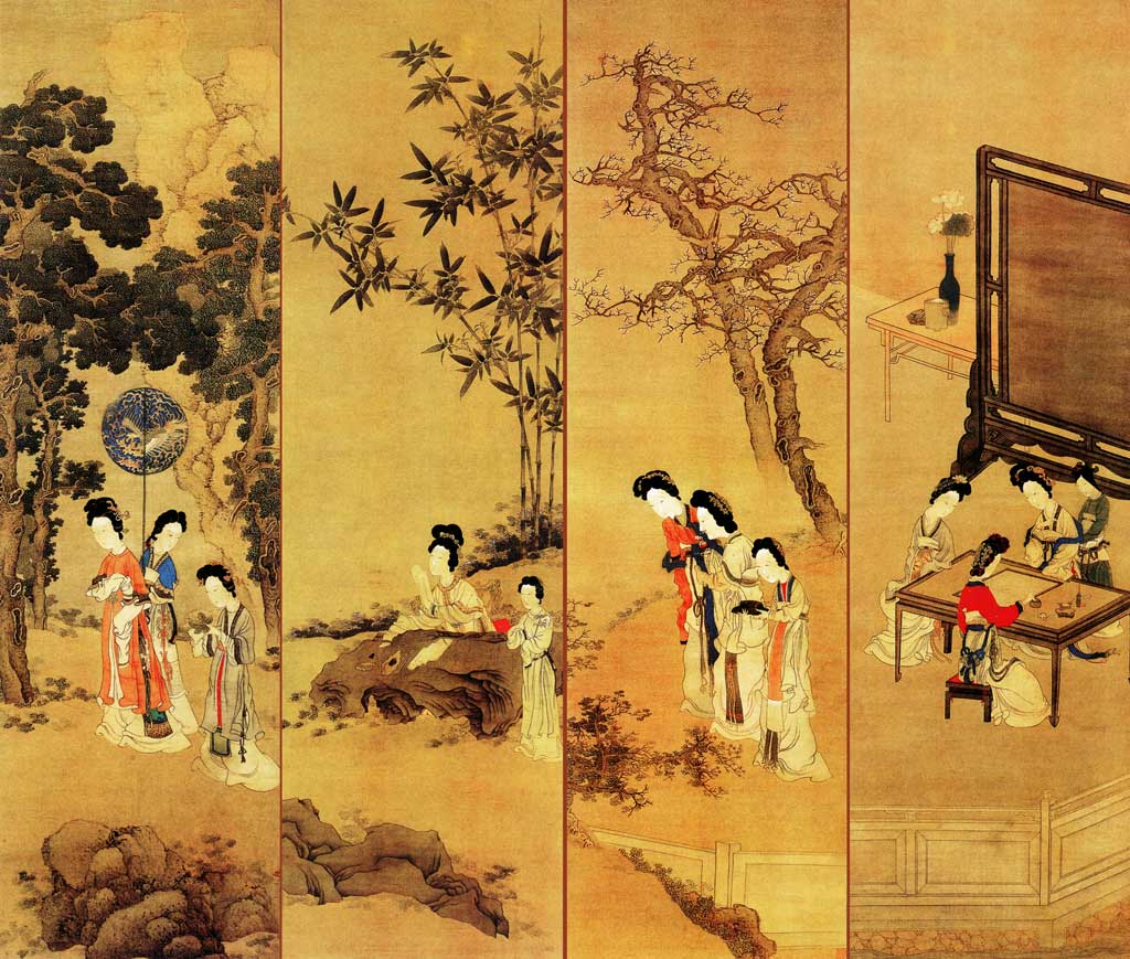 A058104-中式传统名画-古画美人