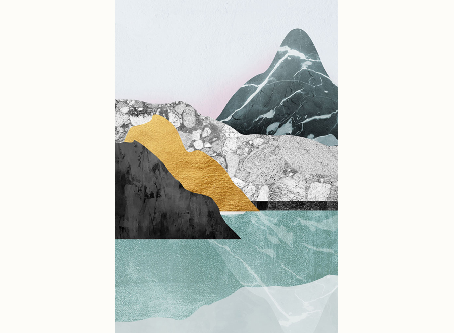 A056017-中式玄关山水意境-轻奢山水画
