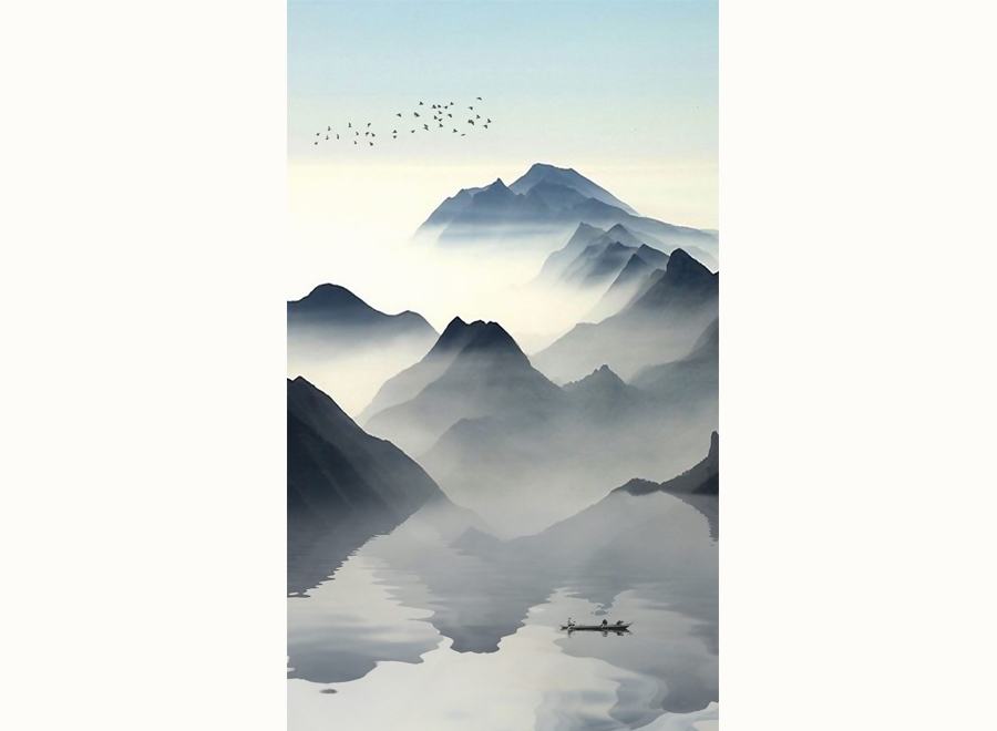 A057307-中式玄关山水意境-意境山水