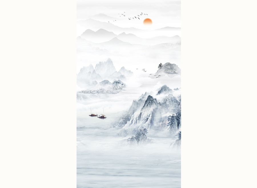 A063992-中式玄关山水意境-玄关意境山水