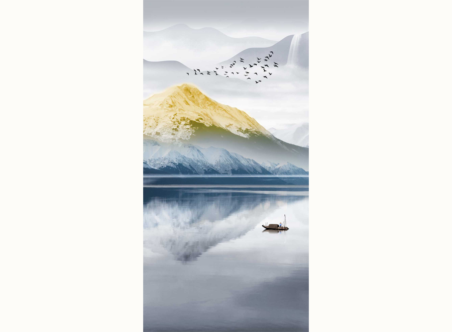 A064525-中式玄关山水意境-意境山水画