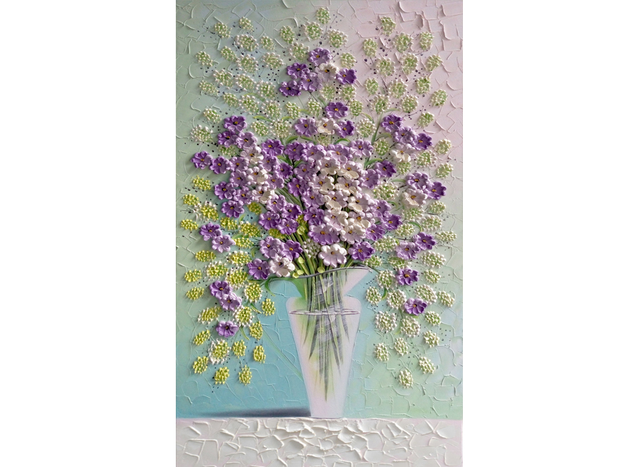A050493-油画玄关-花卉 -花卉门框