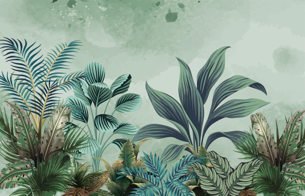 A064812-现代设计-热带雨林 西洋画美式-热带雨林