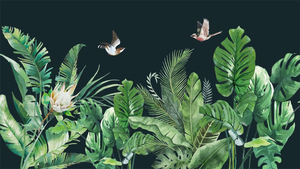 A064815-现代设计-热带雨林 西洋画美式-热带雨林