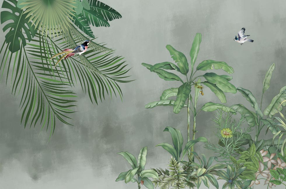 A064814-现代设计-热带雨林 西洋画美式-热带雨林
